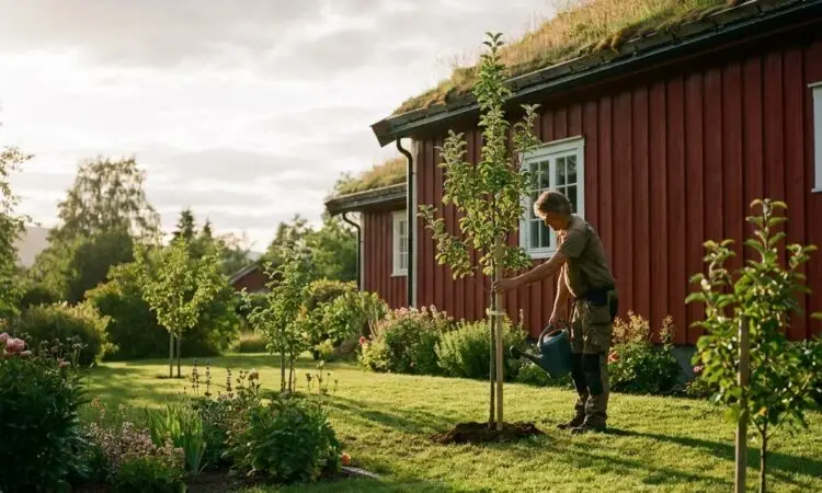 Frukttrær i hagen