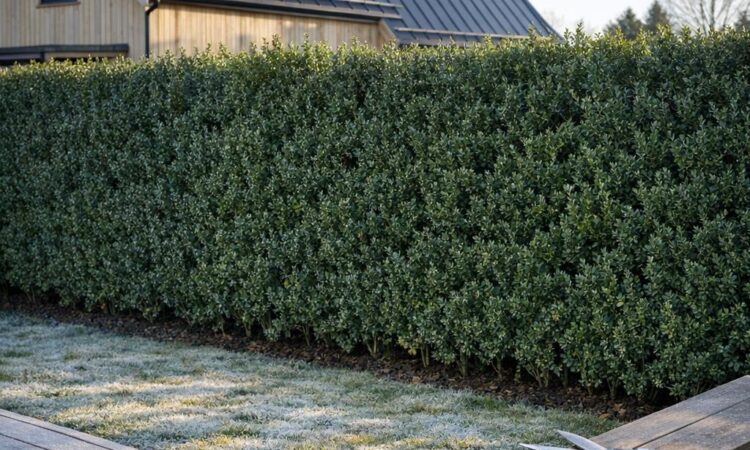 Vintergrønn ferdighekk: fordeler og ulemper